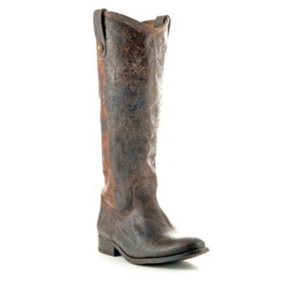 Frye Shoes - Frye Melissa Button Glazed Motorcycle boot 8 G215